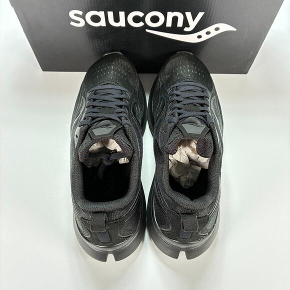 Saucony Kinvara 13 Triple Black Lightweight Running Shoes S10723-14 Womens Sz 10 - Picture 6 of 8
